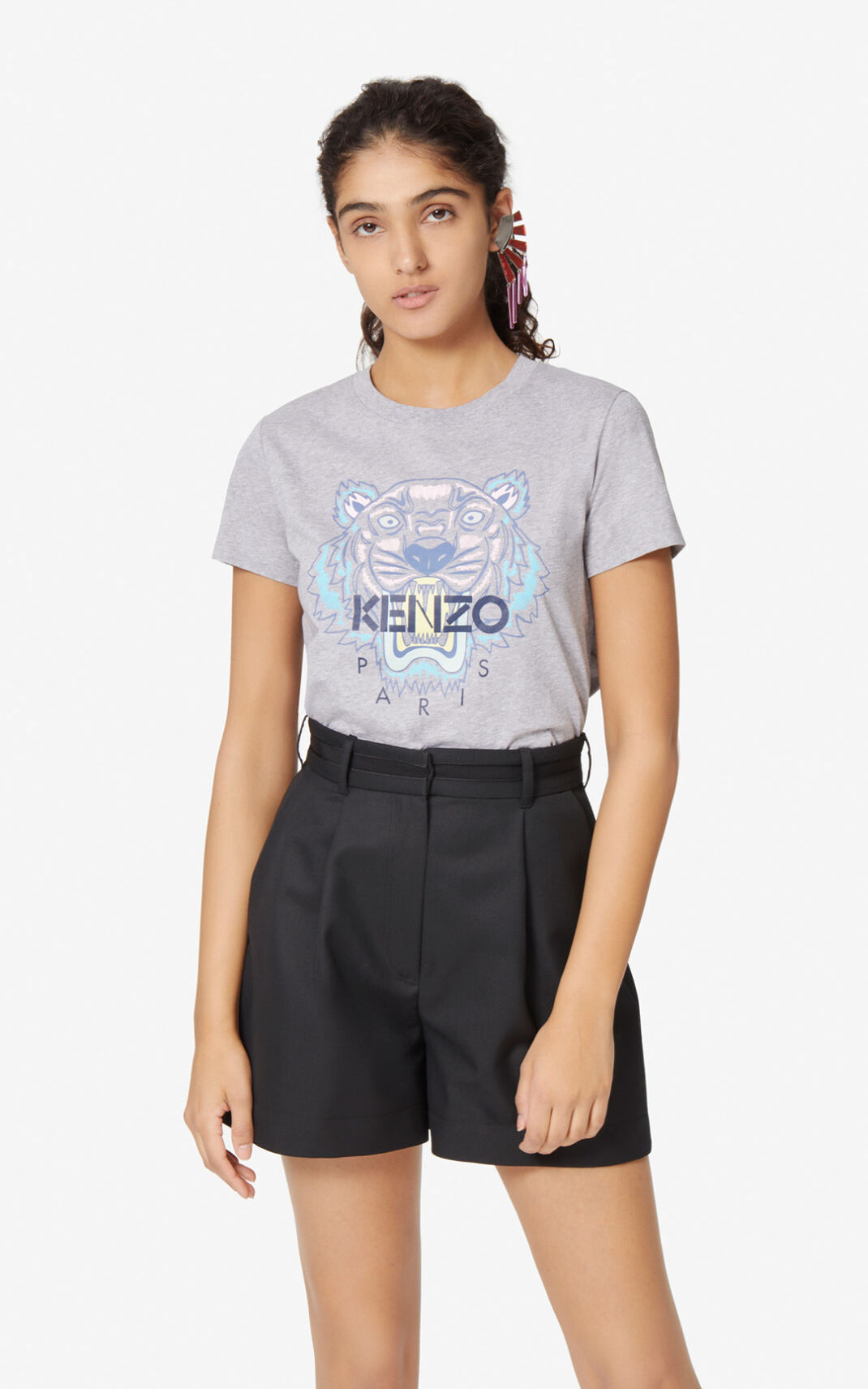 Kenzo Tiger T-shirts Dame - Grå DK-276728